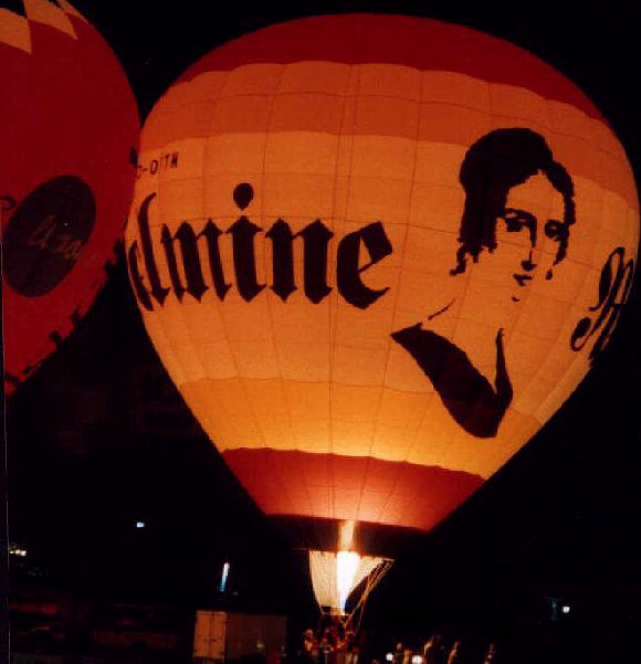Freital die Wilhelmine Reichard Stadt - 1. Ballonfahrerin Deutschlands